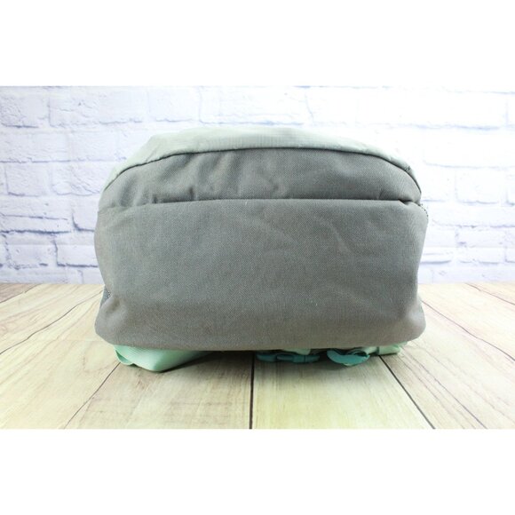 LL Bean Big Kids Comfort Carry Laptop Pack 30L School Trail Backpack Green Gray main image 10